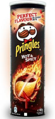 Чипсы Pringles Hot & Spicy (Острые и Пряные) 107 гр